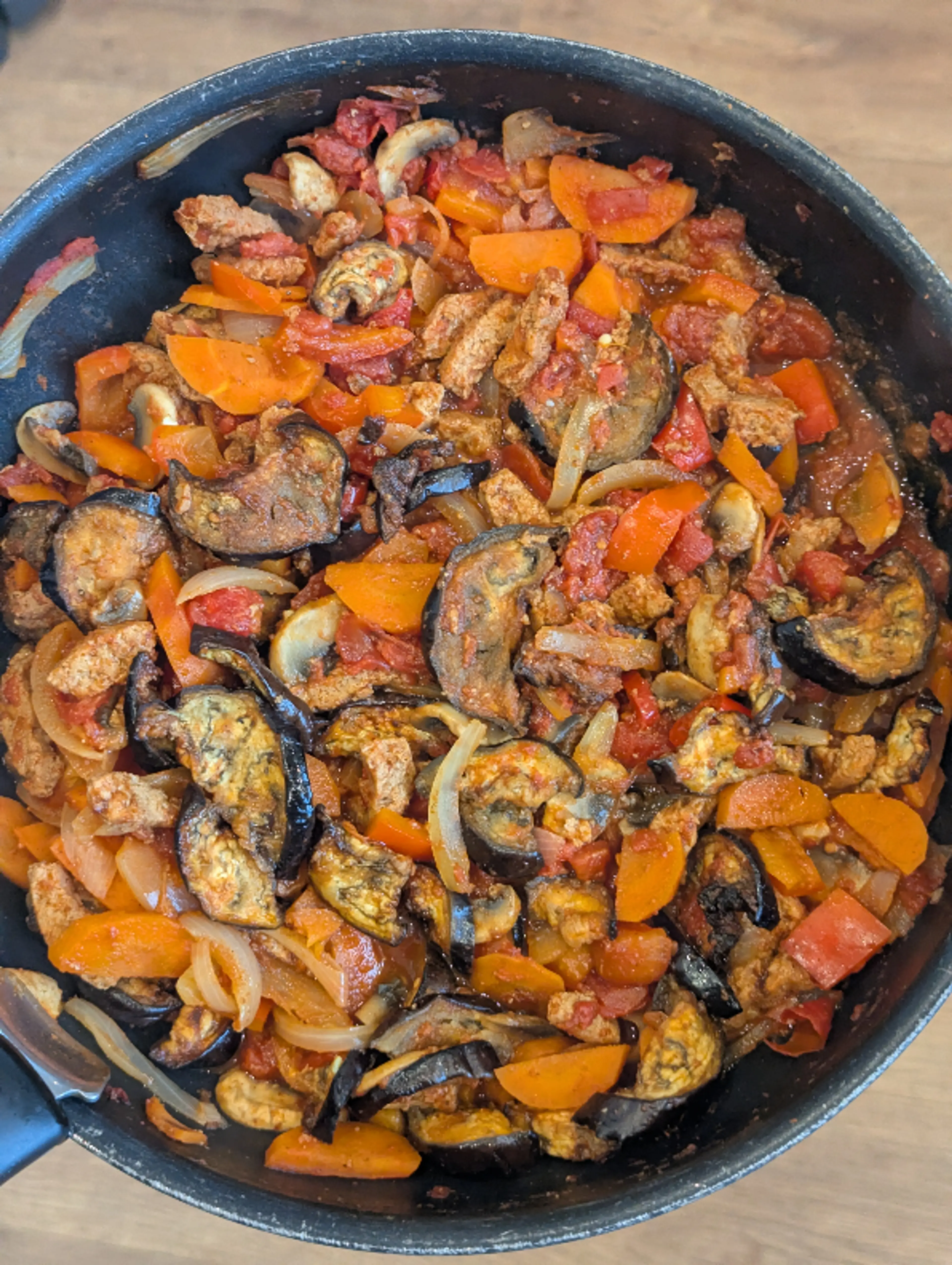 🍆 Maghmour Libanais aux Aubergines et Pois Chiches