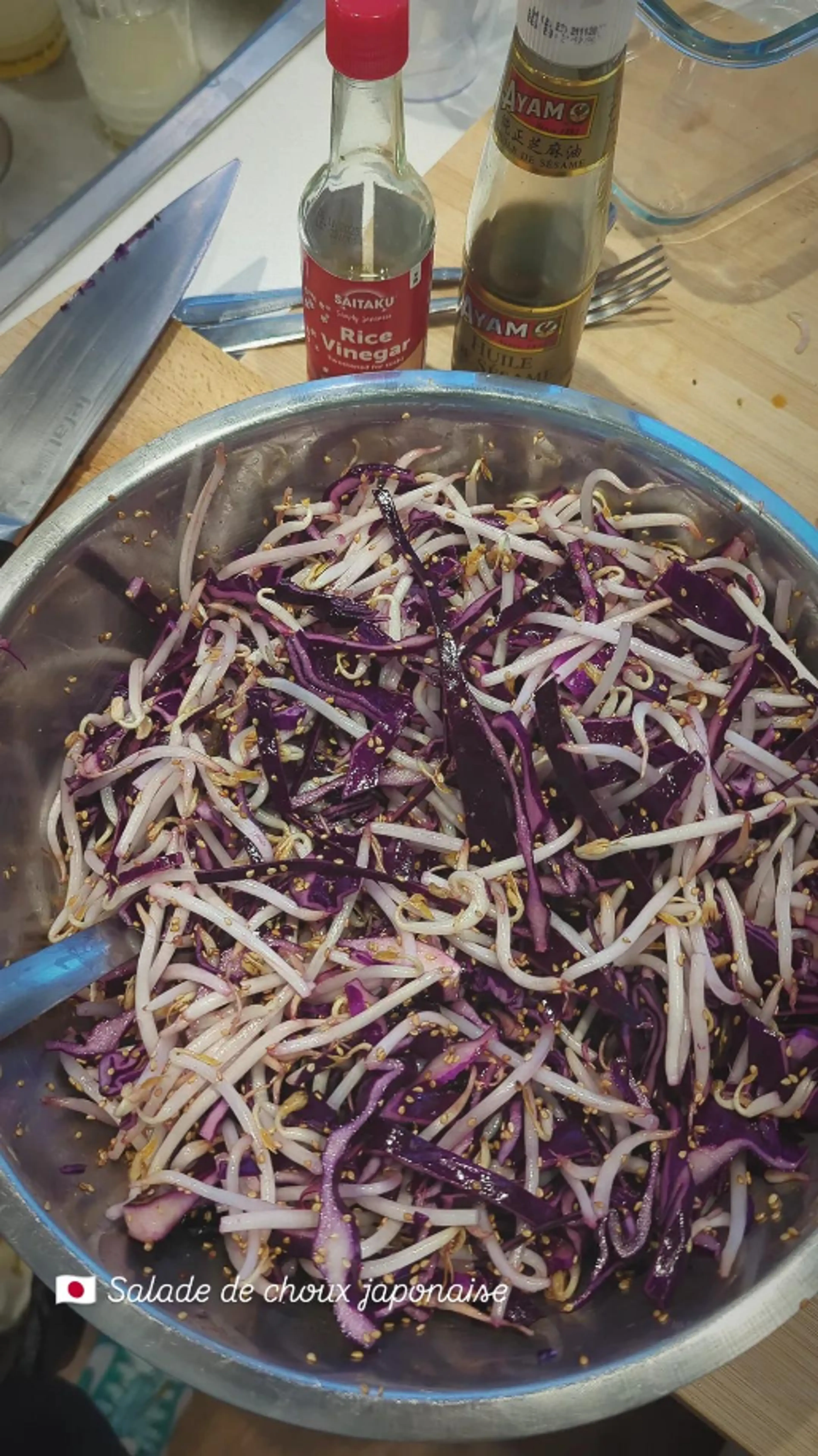 🇯🇵🌱🥬 Salade de choux japonaise