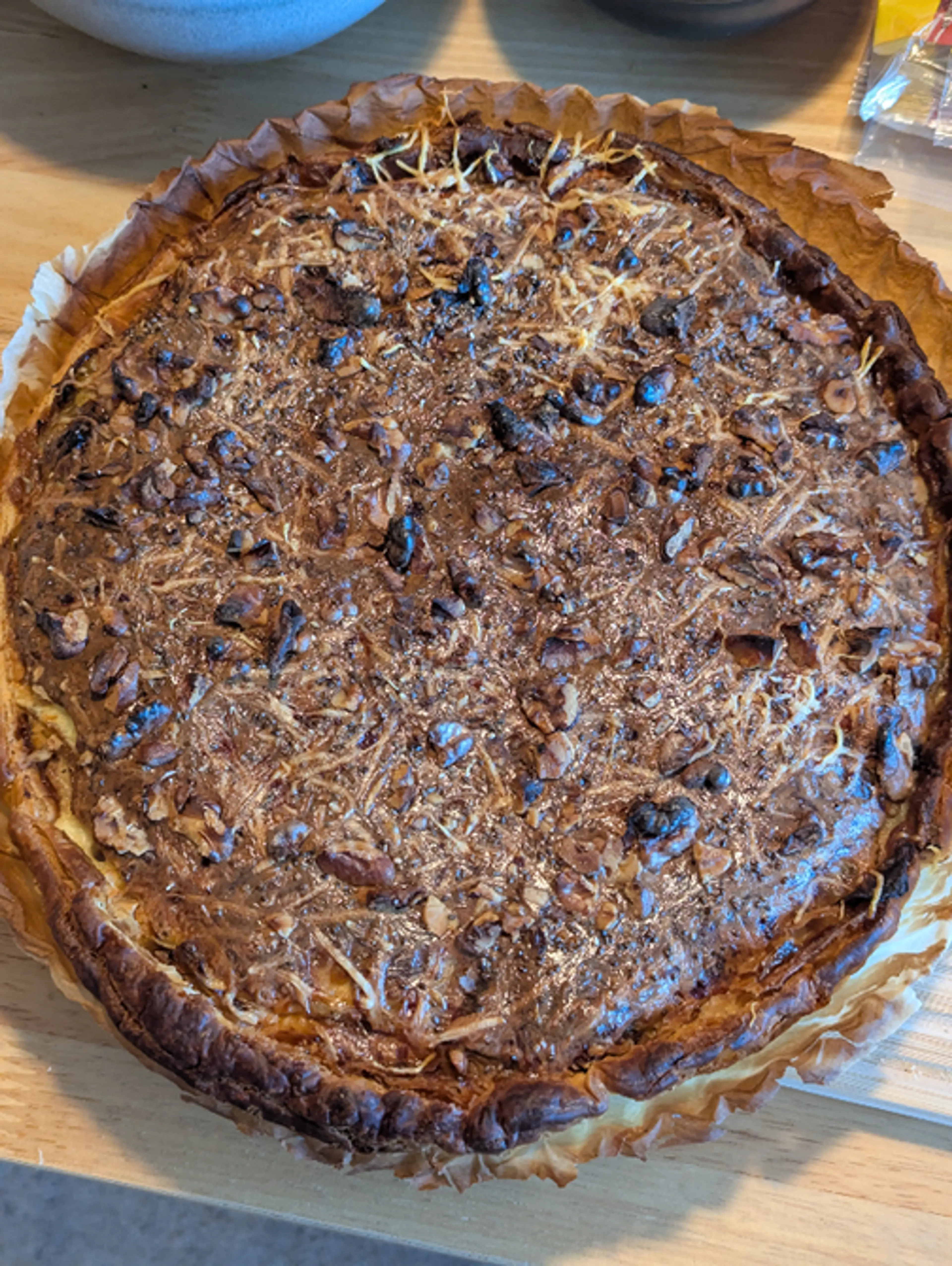 🥧 Tarte aux Poireaux et Champignons